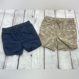 Cat & Jack toddler shorts bundle (12M +18M) safari and polkadot, 100% cotton